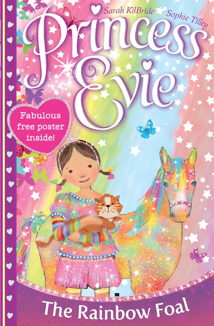 Princess Evie: The Rainbow Foal by Sarah Kilbride - Paperback cover