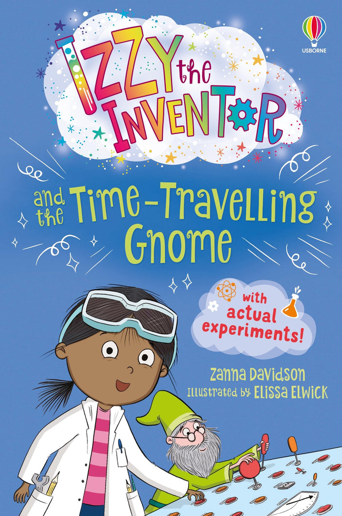 Izzy the Inventor and the Time Travelling Gnome by Zanna Davidson - Paperback cover