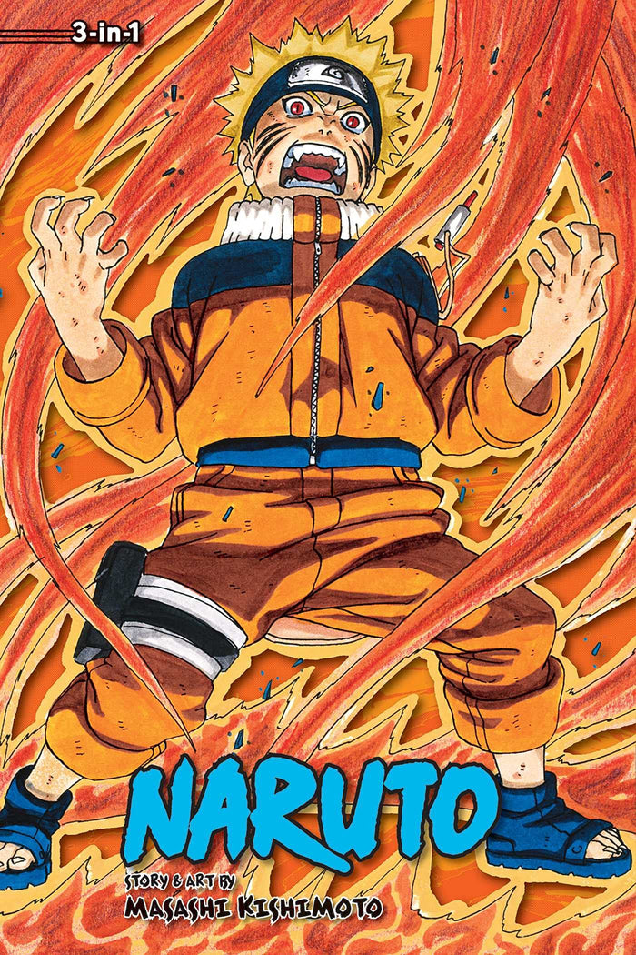 Naruto (3-in-1 Edition), Vol. 9: Includes vols. 25, 26 & 27 by Masashi Kishimoto - Paperback cover