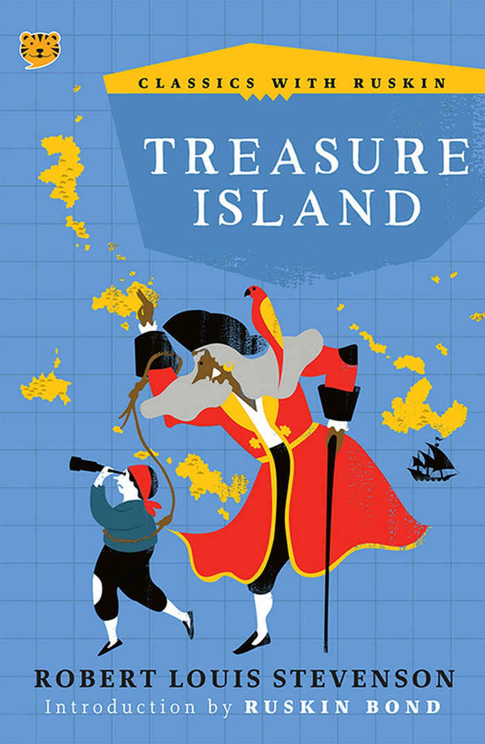 Treasure Island by Ruskin Bond Robert Louis Stevenson - Paperback cover