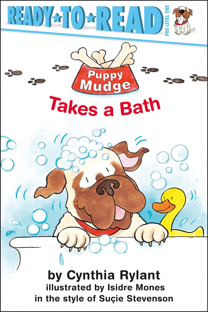 Puppy Mudge Takes a Bath: Ready-to-Read Pre-Level 1 by Cynthia Rylant - Paperback cover
