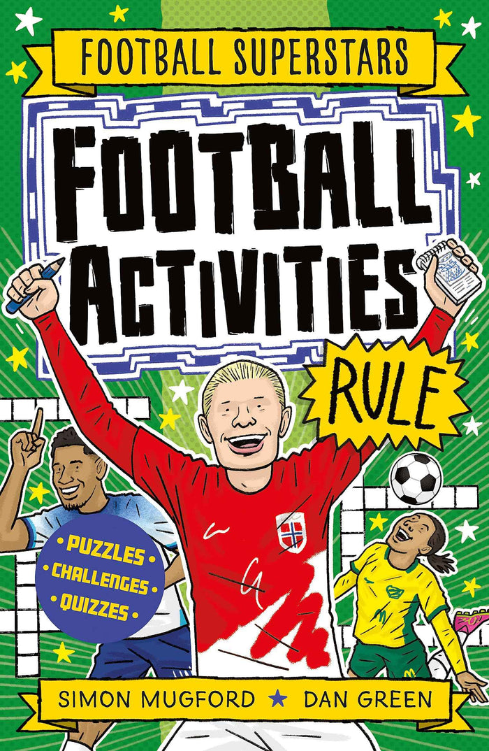 Front cover of the book 'WELBECK Football Superstars Football Activities Rule.' by Mugford, Simon.