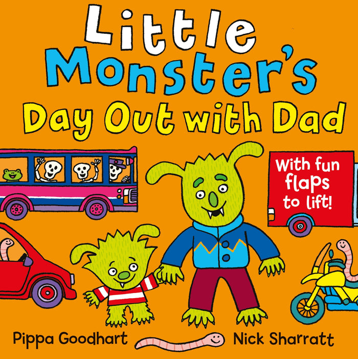 Little Monster's Day Out with Dad by Pippa Goodhart - Paperback cover