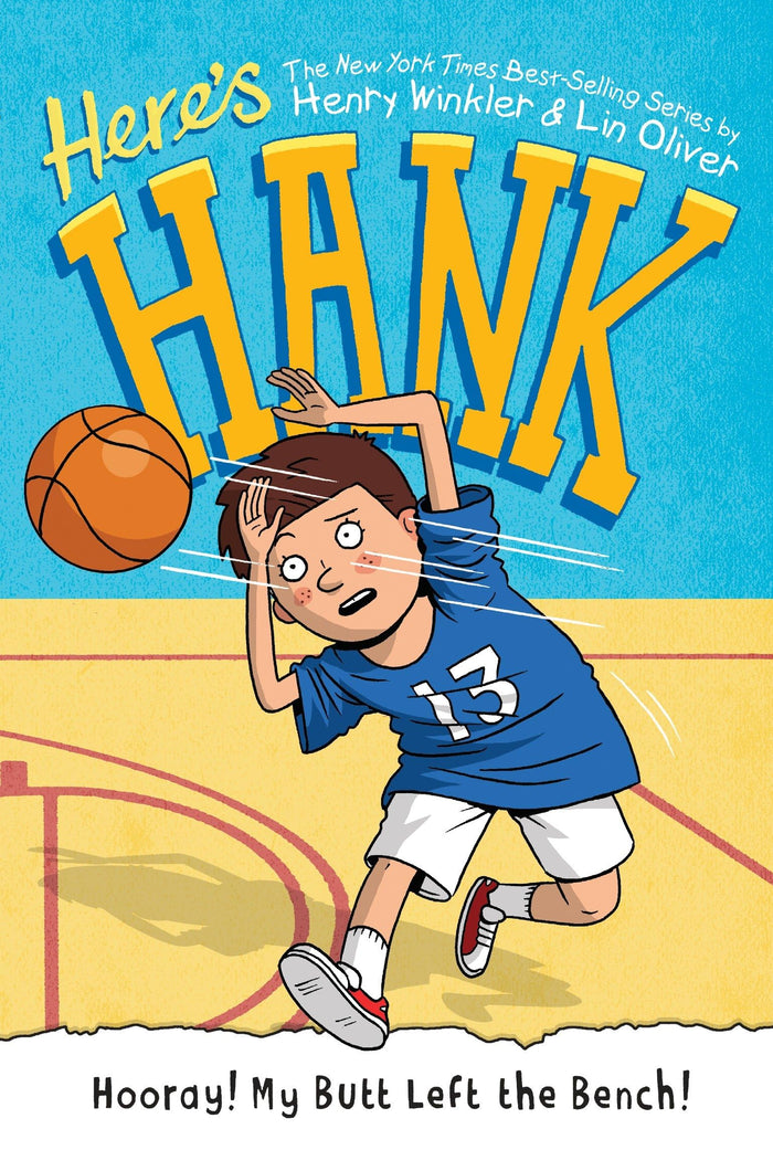 Hooray! My Butt Left the Bench! #10 (Here's Hank) by Henry Winkler - Paperback cover