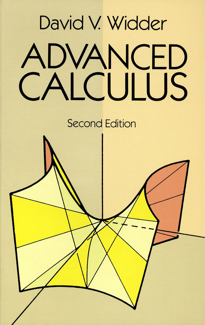 Advanced Calculus by David V. Widder - Paperback cover
