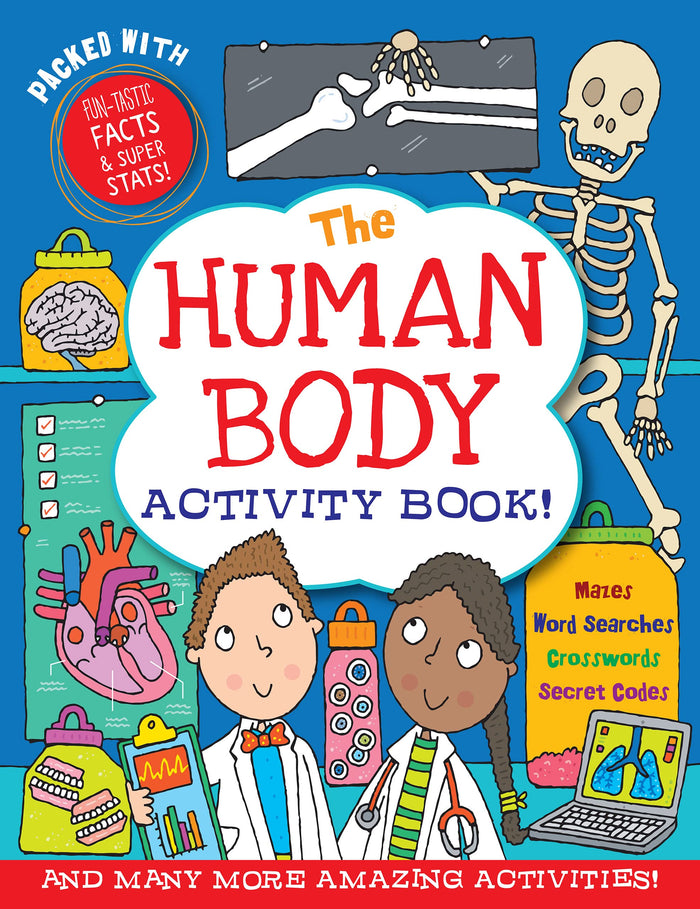 The Human Body Activity Book by Simon Abbott - Paperback cover