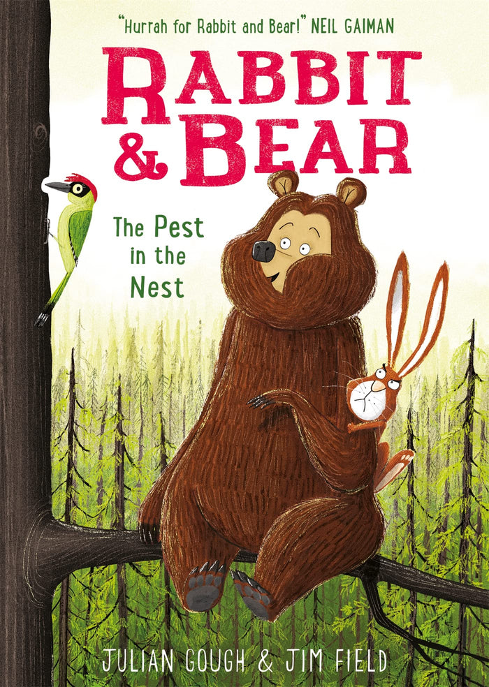 Rabbit & Bear The Pest In the Nest by Julian Gough - Paperback cover