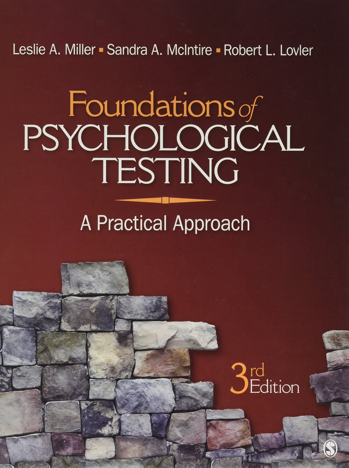 Foundations of Psychological Testing: A Practical Approach by Robert L. Lovler - Hardcover cover