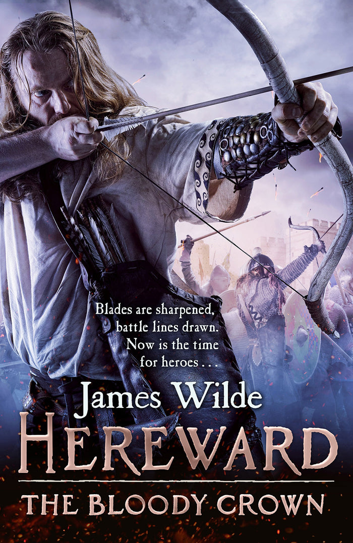 Hereward: The Bloody Crown by James Wilde - Paperback cover