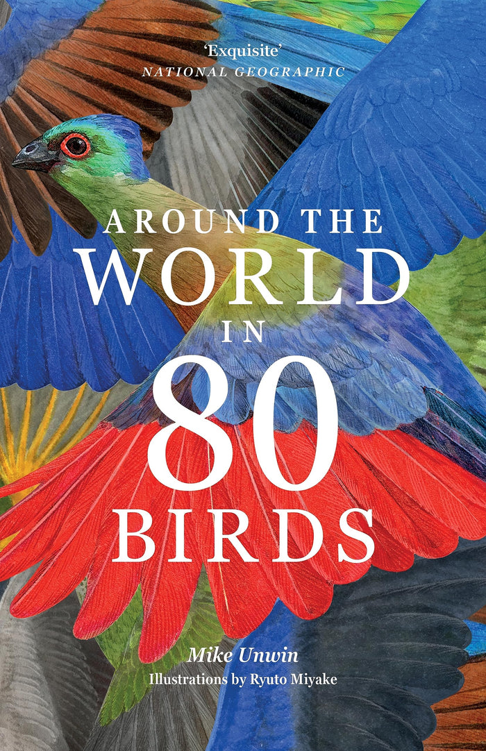 Around the World in 80 Birds by Mike Unwin - Paperback cover