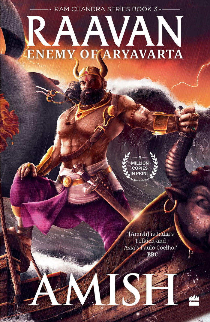 Raavan: Enemy Of Aryavarta (The Ram Chandra, 3) by Amish Tripathi - Paperback cover