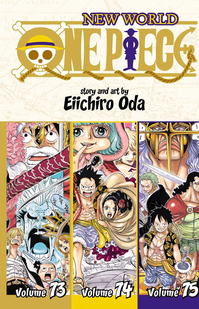 One Piece (Omnibus Edition), Vol. 25: Includes vols. 73, 74 & 75 by Eiichiro Oda - Paperback cover