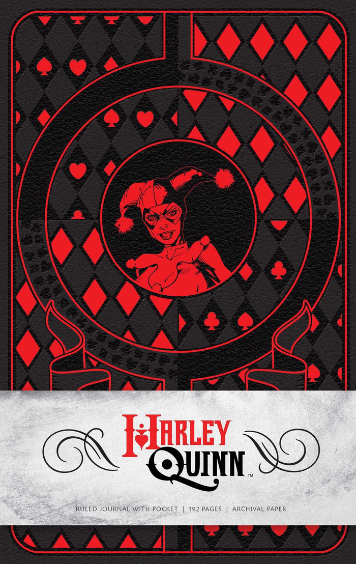 Harley Quinn Hardcover Ruled Journal (Comics) by Matthew K. Manning - Diary cover