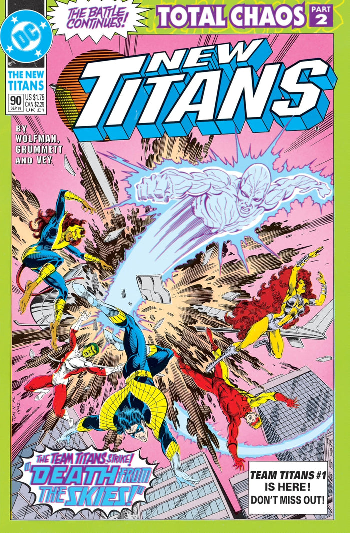 Titans: Total Chaos by Marv Wolfman - Paperback cover