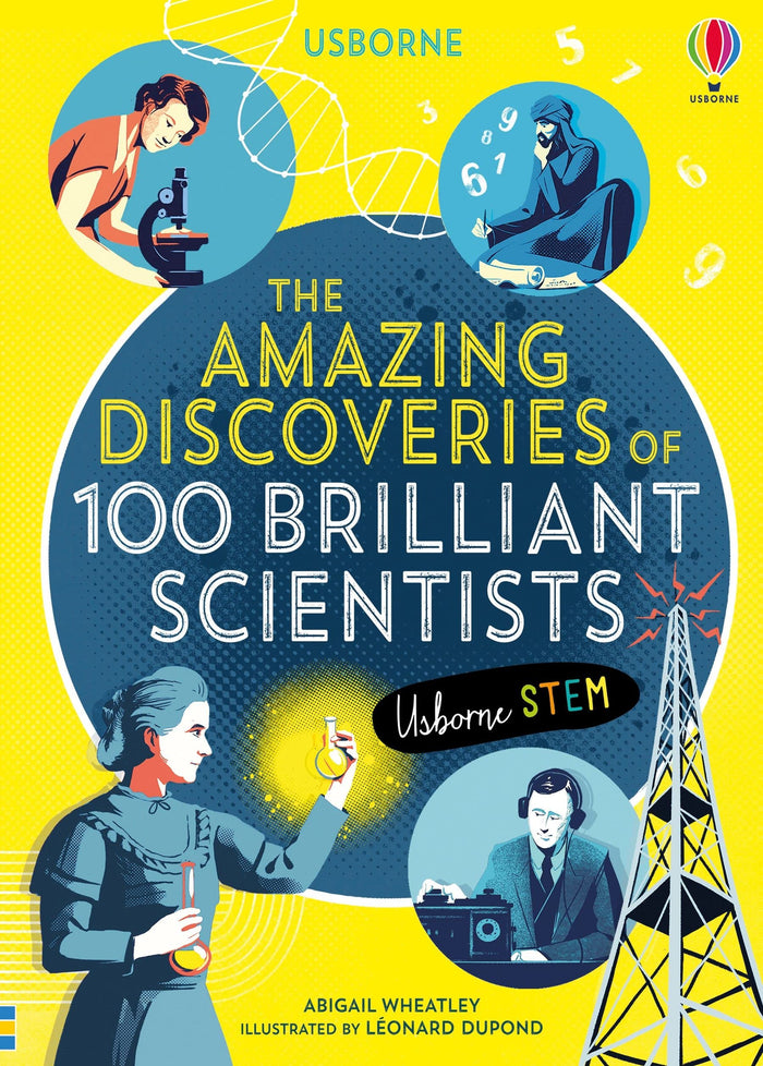 100 Great Scientists by Abigail Wheatley - Hardcover cover
