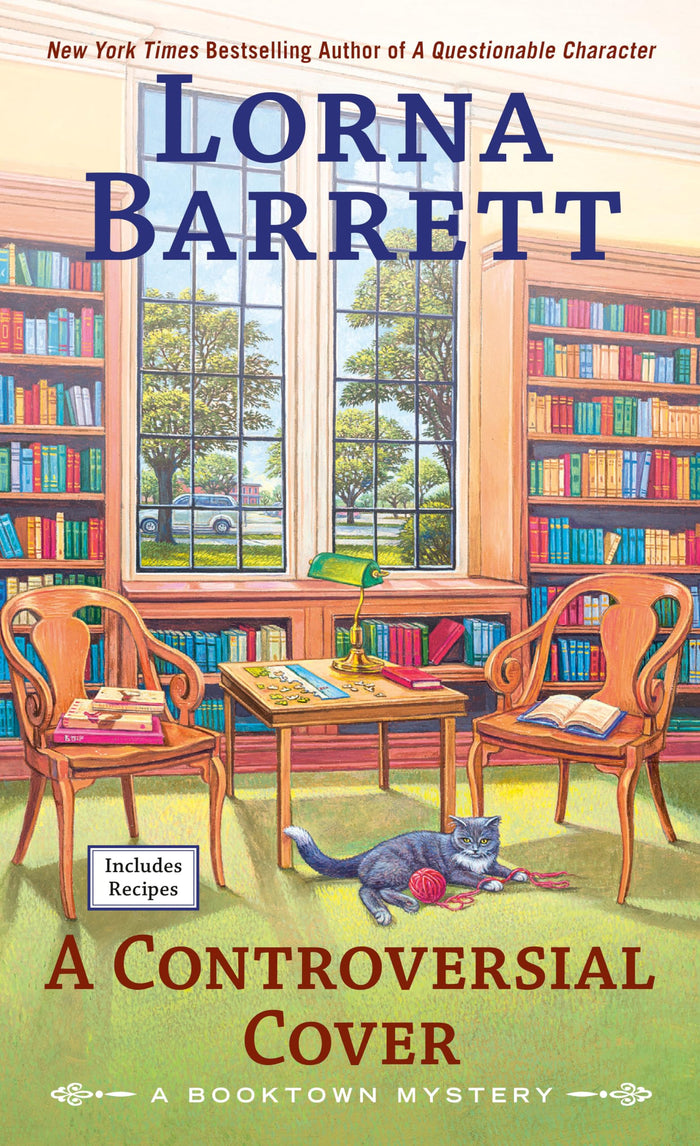 A Controversial Cover (A Booktown Mystery) by Lorna Barrett - Mass Market Paperback cover