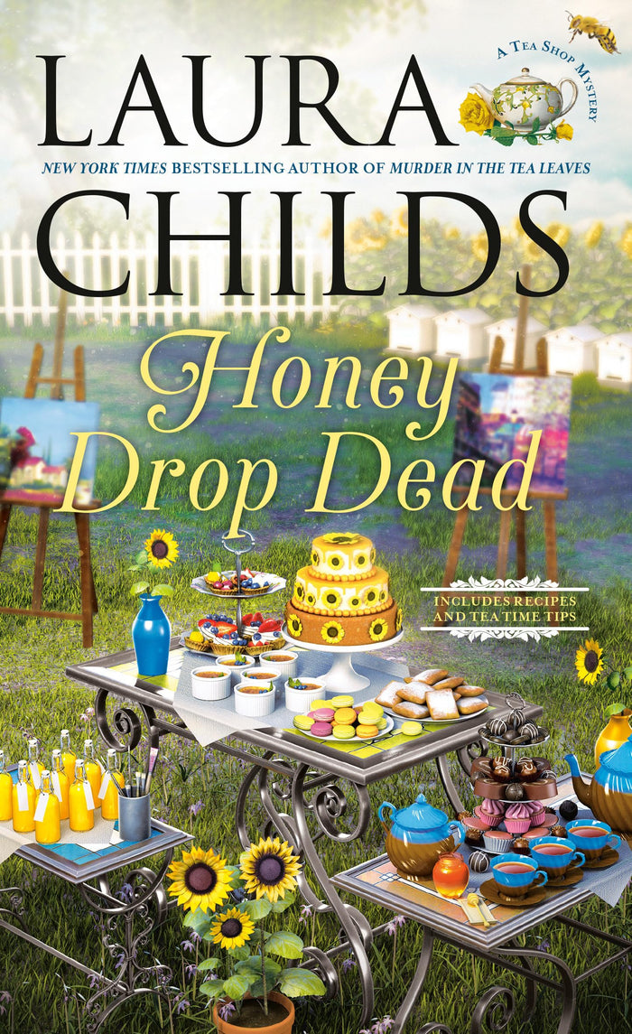 Honey Drop Dead (A Tea Shop Mystery) by Laura Childs - Mass Market Paperback cover