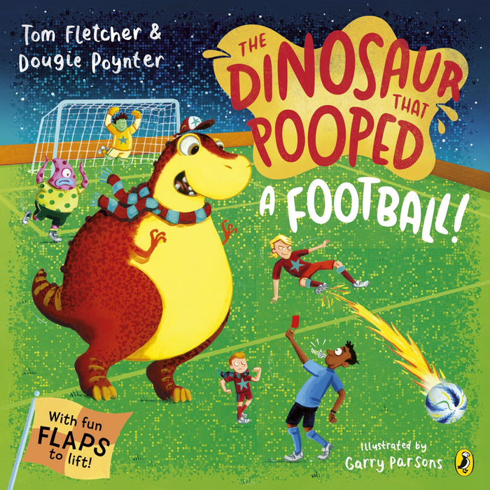 The Dinosaur that Pooped A Football by Tom Fletcher and Dougie Poynter - Paperback cover