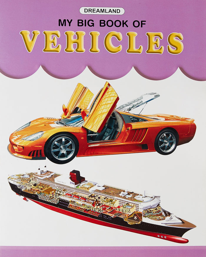 My Big Book Of Vehicles by Dreamland - Paperback cover