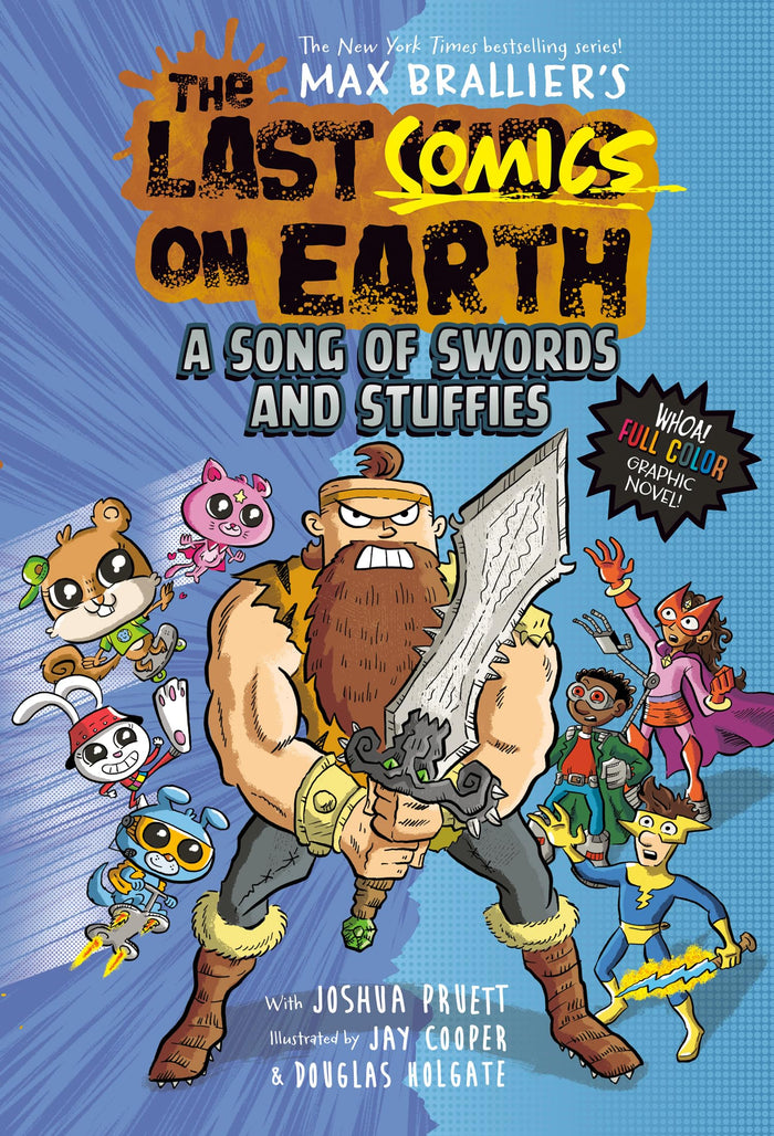 Farshore The Last Comics on Earth A Song of Swords and Stuffies (The Last Kids on Earth). by Max Brallier - Paperback cover