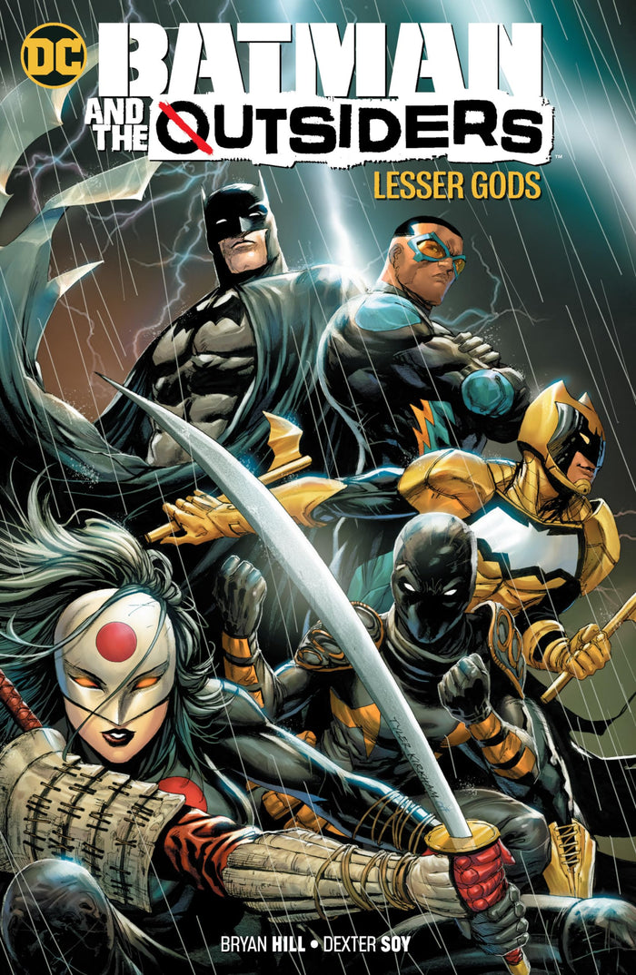 Batman and the Outsiders Vol. 1: Lesser Gods by Bryan Hill - Paperback cover
