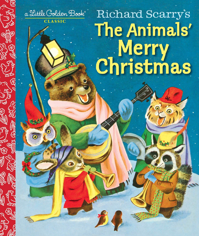 Richard Scarry's The Animals' Merry Christmas (Little Golden Book) by Kathryn Jackson - Hardcover cover