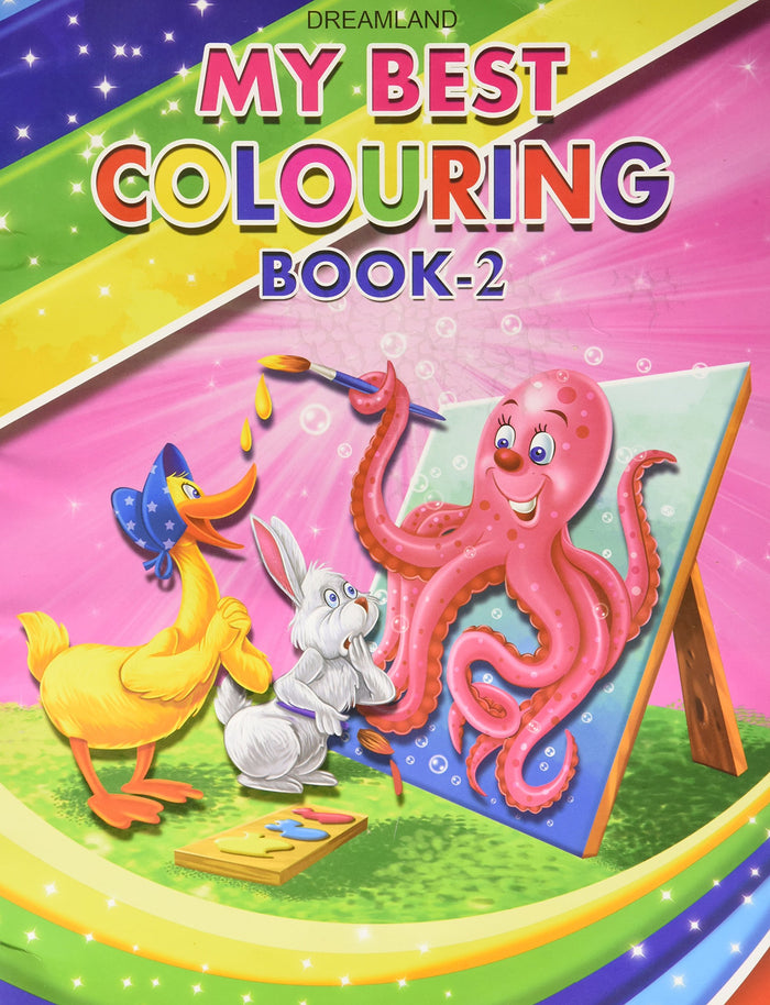 My Best Colouring Book - 2 by Dreamland Publications - Paperback cover
