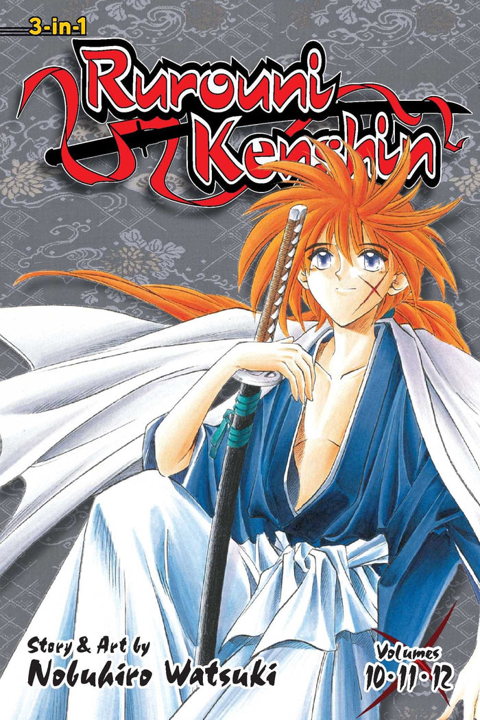 Rurouni Kenshin (3-in-1 Edition), Vol. 4: Includes vols. 10, 11 & 12 by Nobuhiro Watsuki - Paperback cover