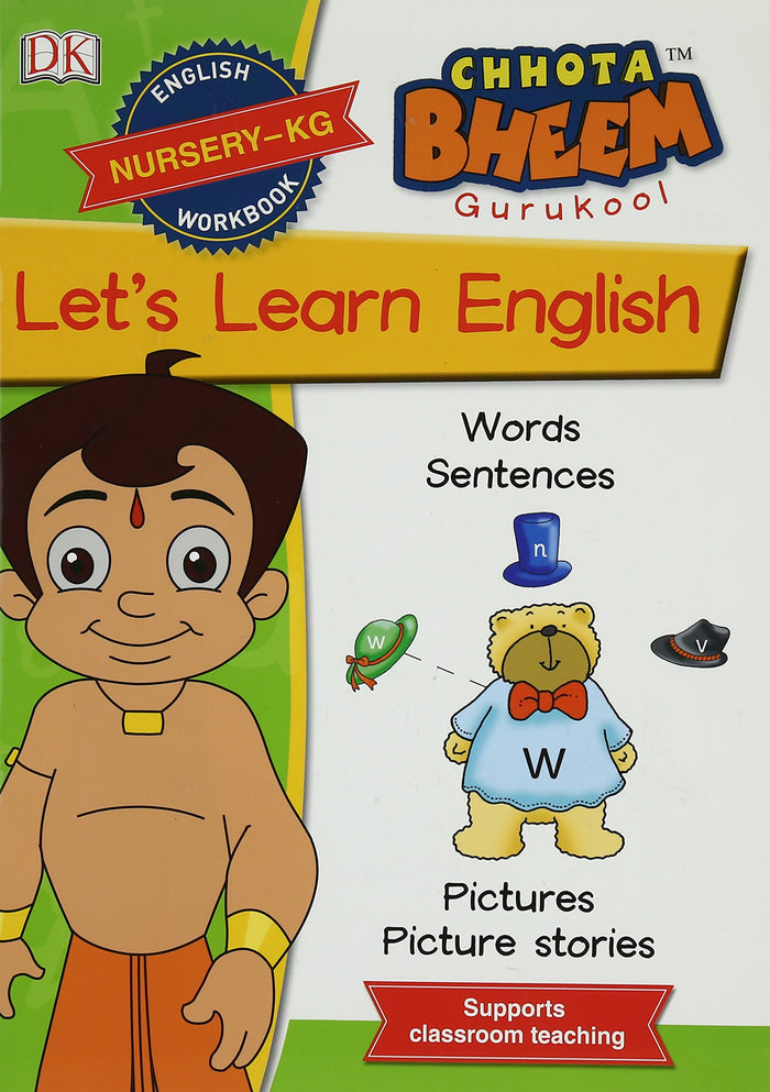 Chhota Bheem Gurukool - Lets Learn English by D.K. Publishing - Paperback cover