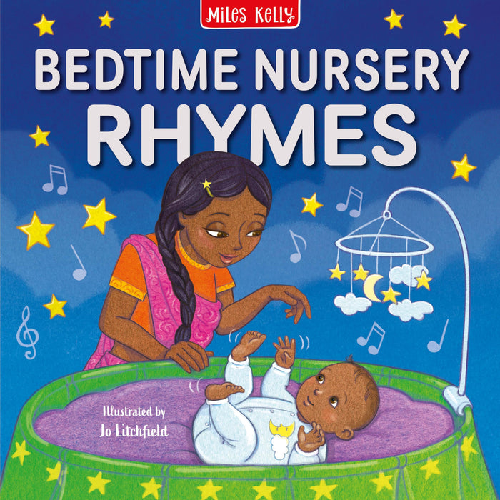 Bedtime Nursery Rhymes: An Interactive Search and Find Book for Toddlers and Kids Age 3 and Up by Miles Kelly - Paperback cover