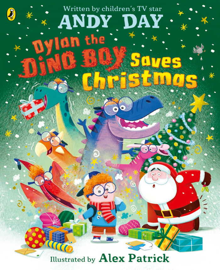 Dylan the Dino Boy Saves Christmas by Andy Day - Paperback cover