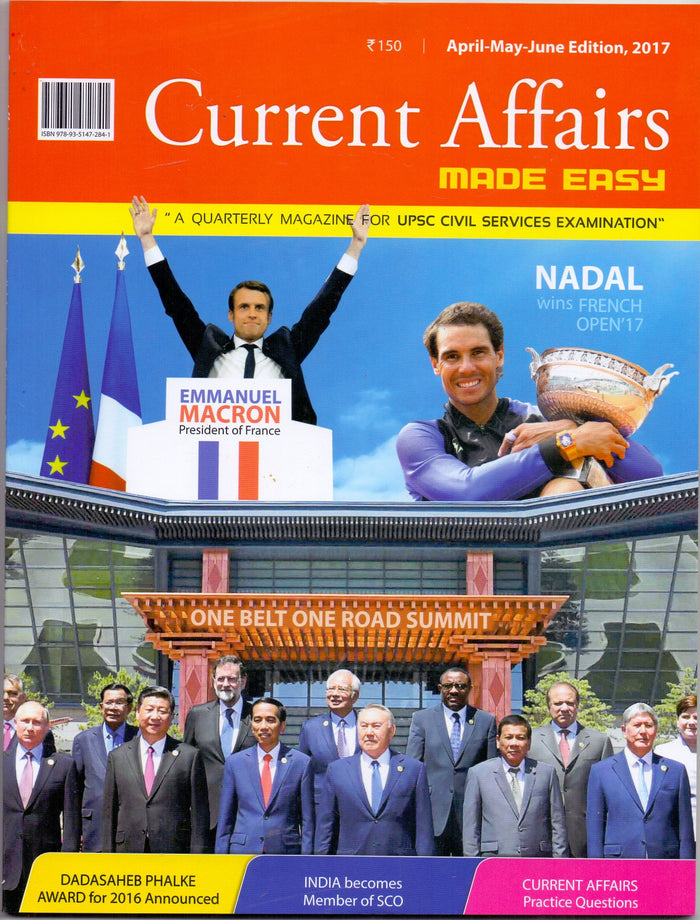 Current Affair 2017 (April May June) by Made Easy - Paperback cover