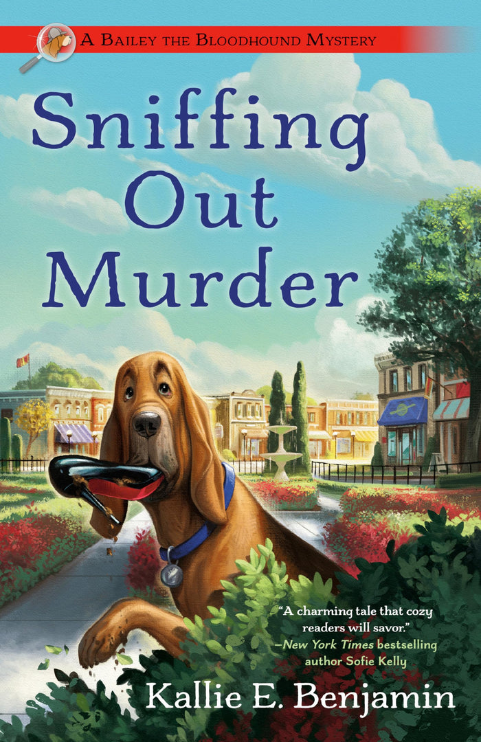 Sniffing Out Murder (A Bailey the Bloodhound Mystery) by Kallie E. Benjamin - Paperback cover