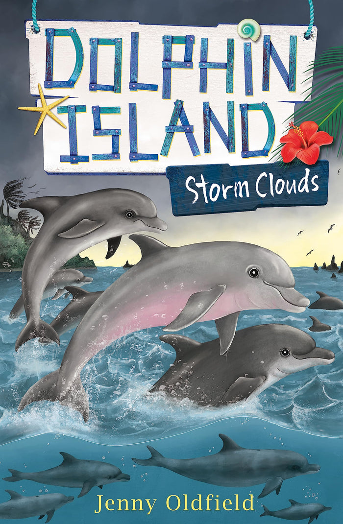 Dolphin Island: Storm Clouds by Jenny Oldfield - Paperback cover