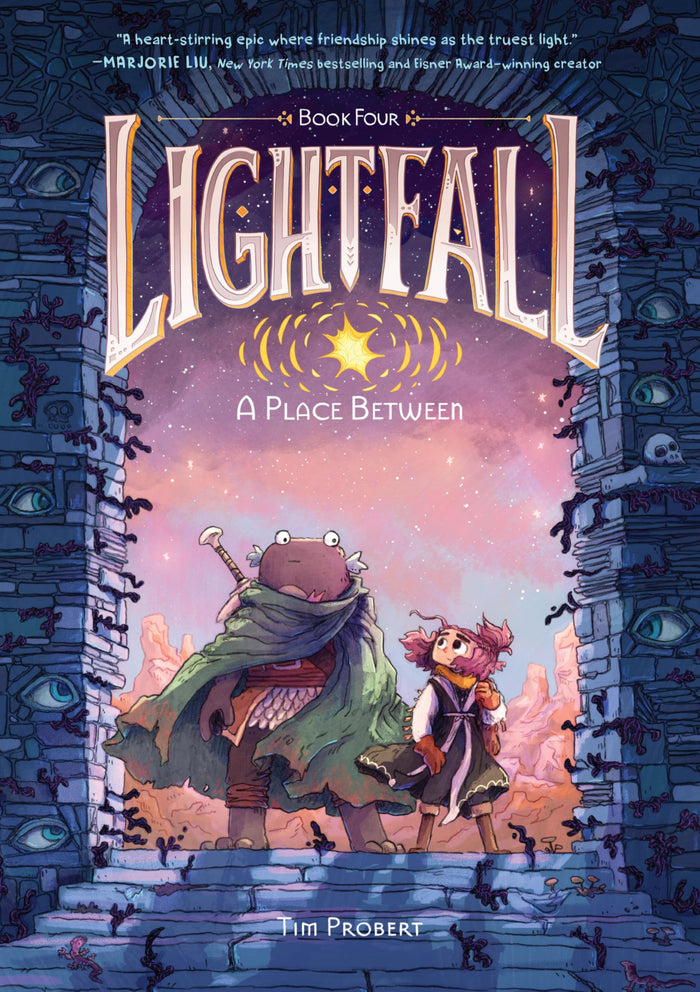 Lightfall: A Place Between: A Graphic Novel―A Fantasy Novel for Kids (Ages 8-12) by Tim Probert - Paperback cover