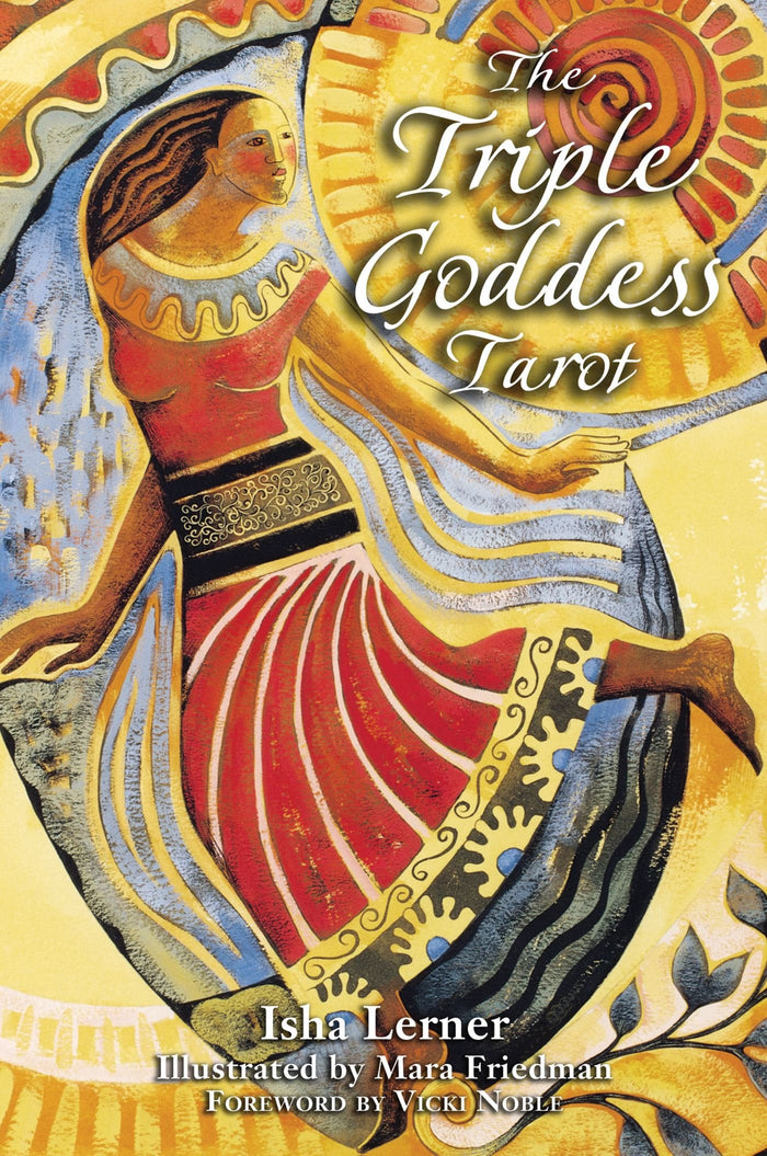The Triple Goddess Tarot: The Power of the Major Arcana, Chakra Healing, and the Divine Feminine by Isha Lerner - Paperback cover