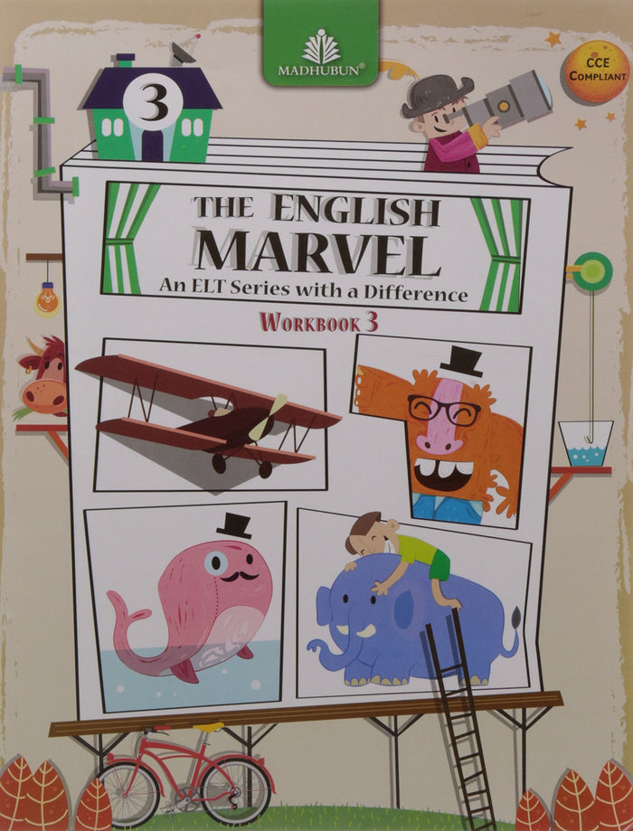 The English Marvel-Workbook 3 - An Elt Series with a Difference by Vijaya Subramaniam - Paperback cover
