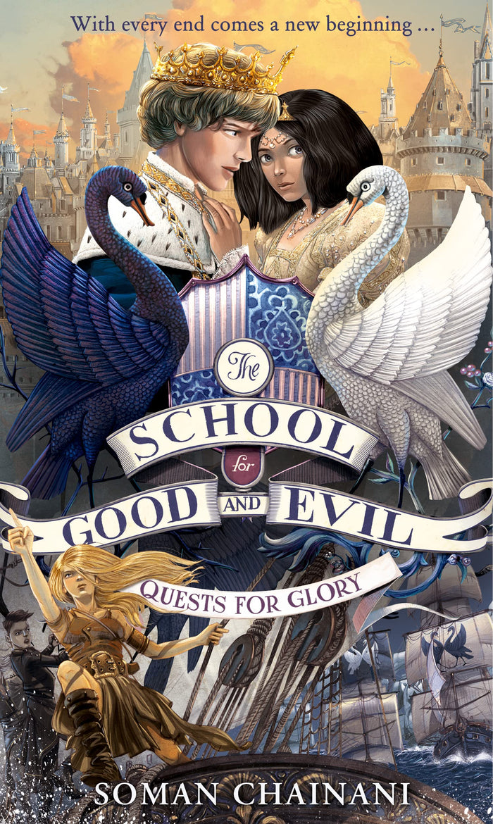The School for Good and Evil 04. The Quests for Glory by Soman Chainani - Paperback cover