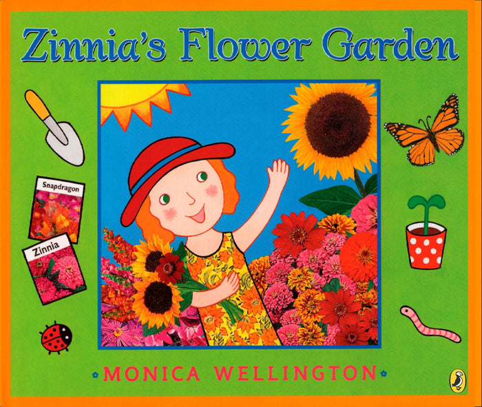 Zinnia's Flower Garden by Monica Wellington - Paperback cover