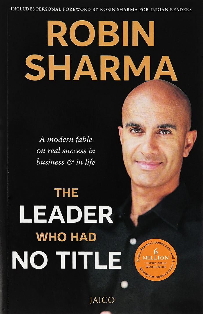 The Leader Who Had No Title by Robin Sharma - Paperback cover