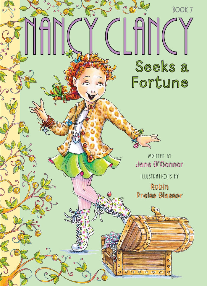 Fancy Nancy: Nancy Clancy Seeks a Fortune: A Heartwarming Chapter Book about Entrepreneurship and True Wealth for Children (Ages 6-10) by Jane O'Connor - Paperback cover