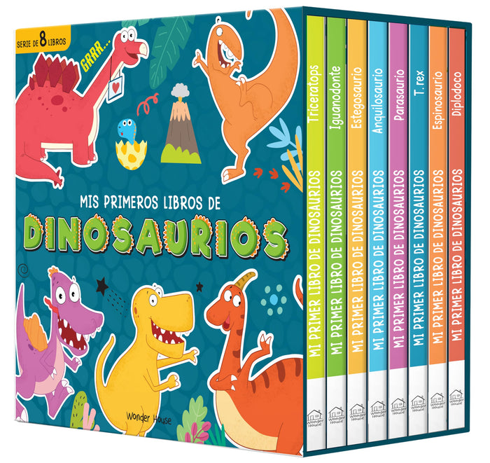 My First Dino Board Book Boxed Set- Spanish (Spanish Edition) by Wonder House Books - Board Book cover
