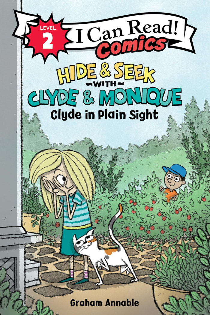 Hide & Seek with Clyde & Monique: Clyde in Plain Sight: A Fun Level Two I Can Read Comic About Friendship and Games for Kids (Ages 4-8) (I Can Read Comics Level 2) by Graham Annable - Paperback cover