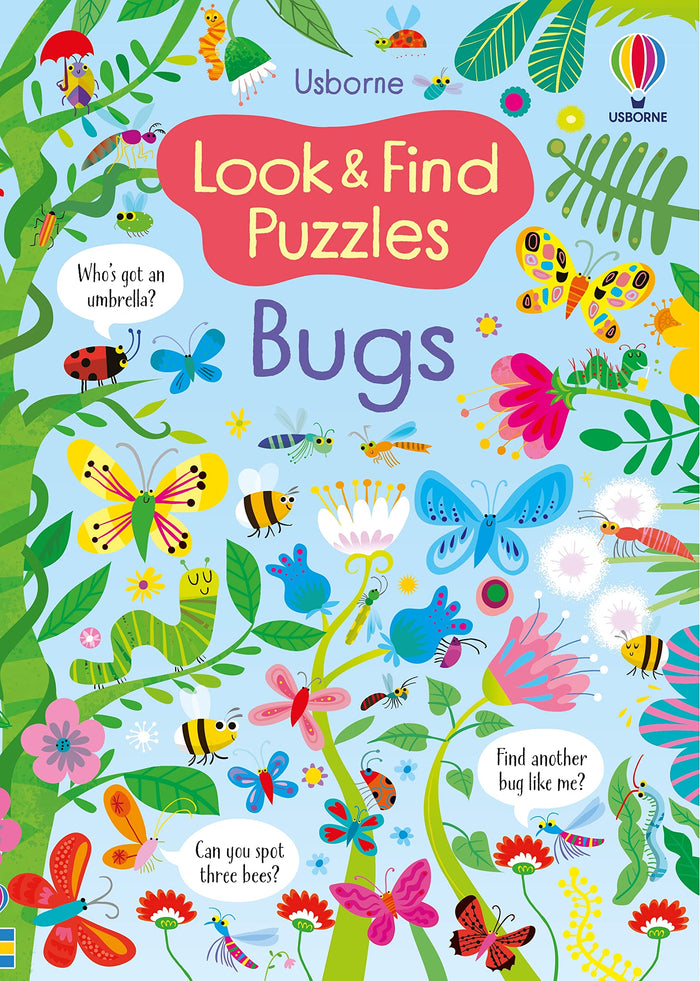 Look and Find Puzzles Bugs by Kirsteen Robson - Paperback cover