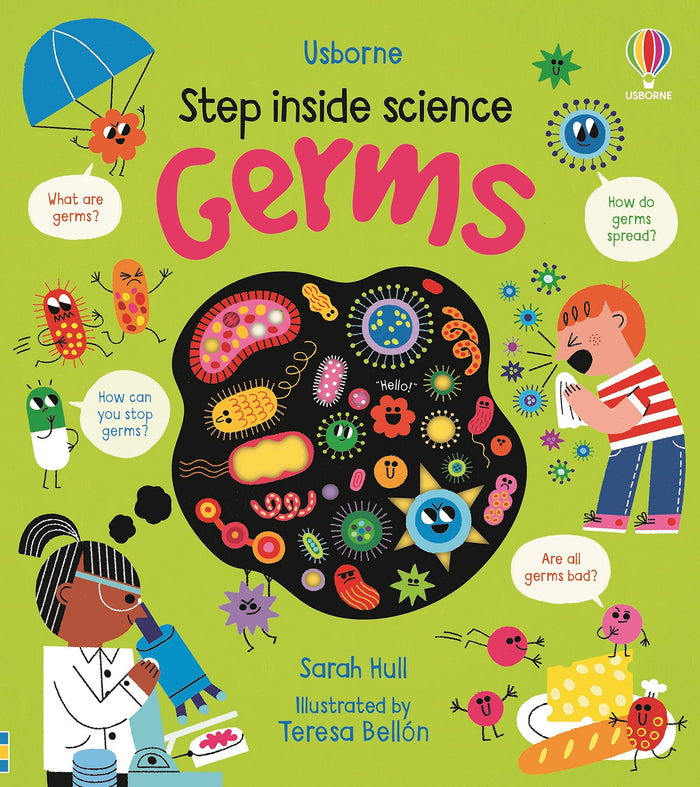 Step inside Science: Germs by Sarah Hull - Board Book cover