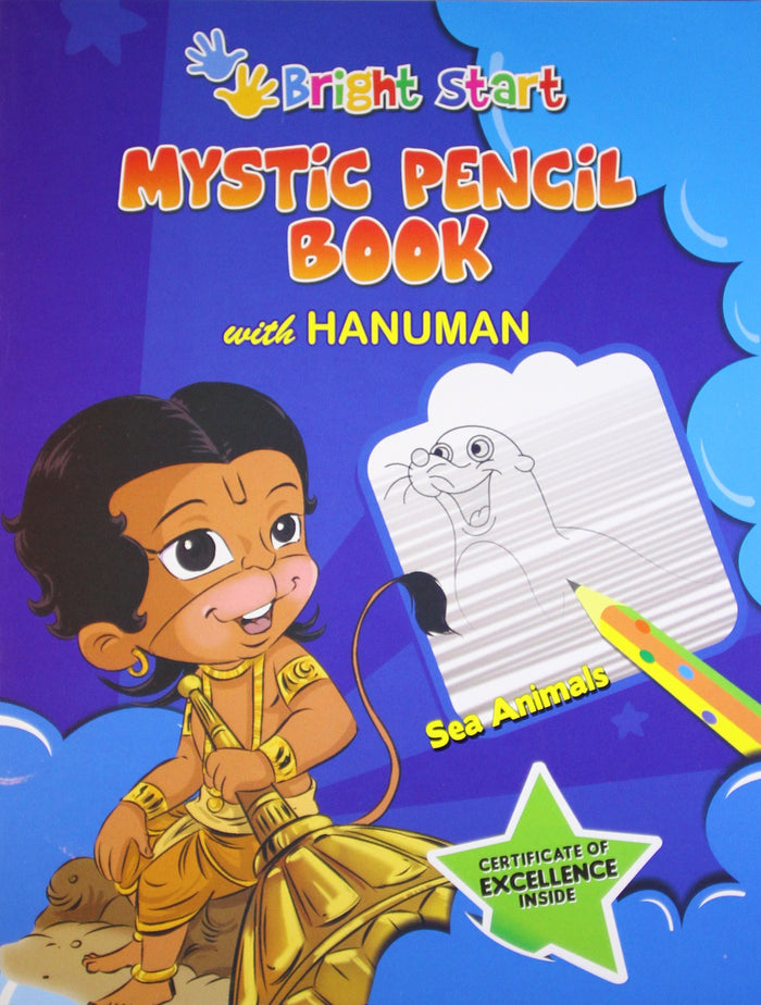 Mystic Pencil Book with Hanuman: Sea Animals - Paperback cover