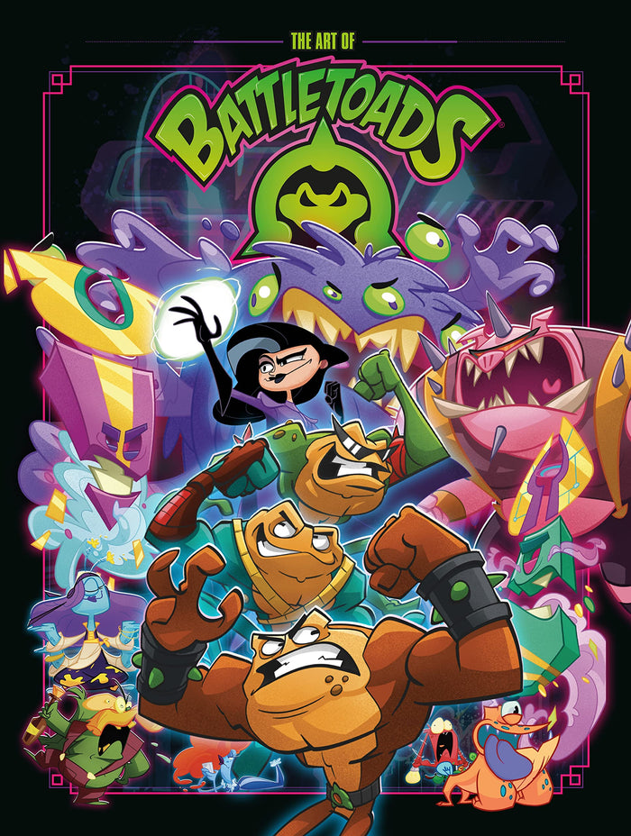 The Art of Battletoads by Chris Allcock - Hardcover cover