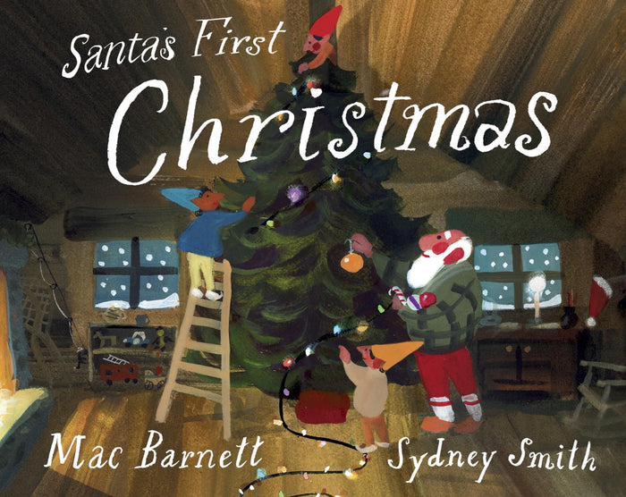 Santa's first christmas by Mac Barnett - Paperback cover