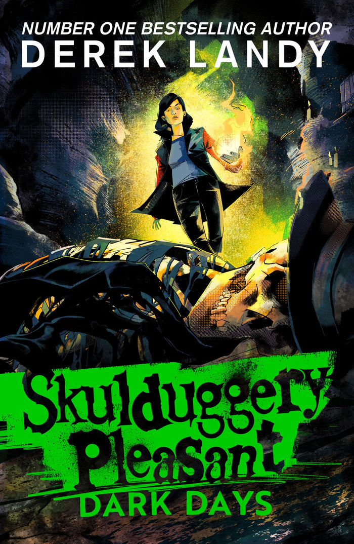 Dark Days: The Sunday Times bestselling dark fantasy adventure for children aged 11+ (Skulduggery Pleasant) by Derek Landy - Paperback cover