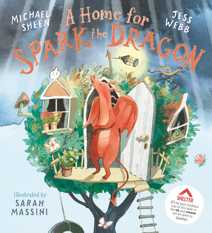Puffin A Home for Spark the Dragon. by Michael Sheen - Hardcover cover